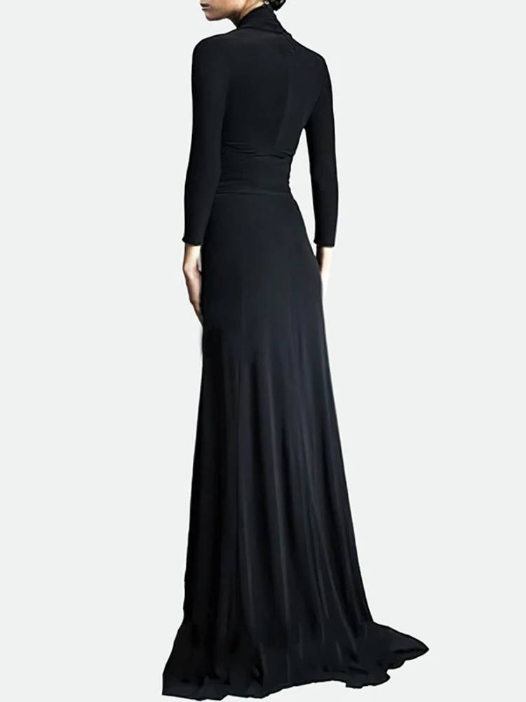 The Seraphine Gown – Obsidian
